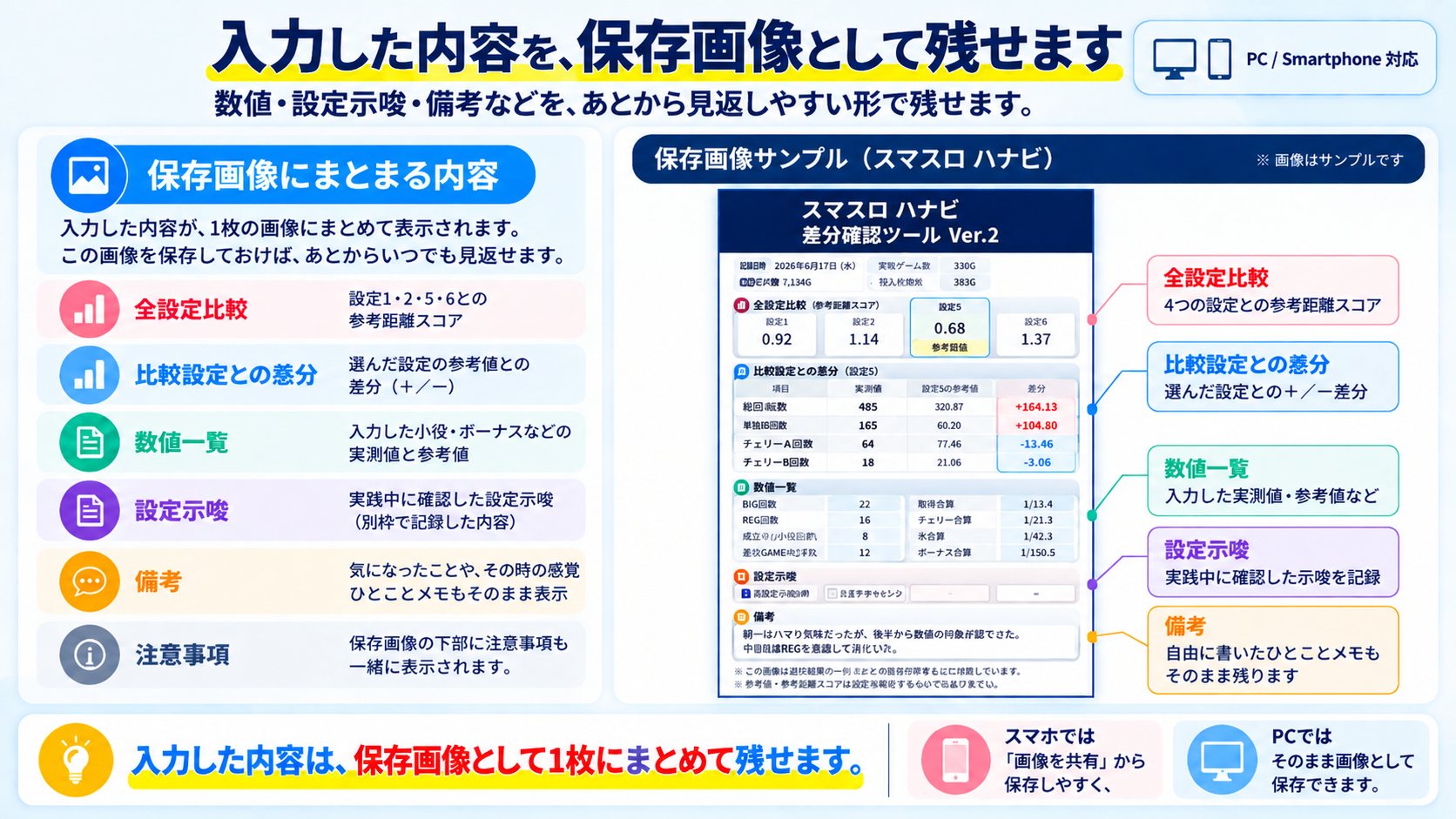 特リプTV差分確認ツール 入力内容を保存画像として残す方法